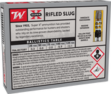 Winchester Super-X Ammunition 20 Gauge 2-3/4" 3/4 oz Rifled Slug (5pk)