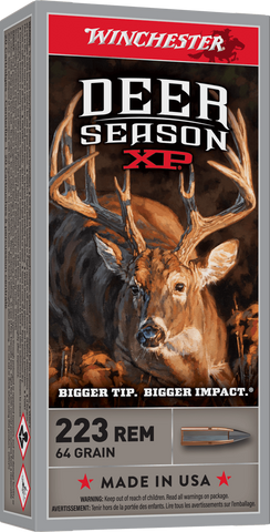 Winchester Deer Season XP Ammunition 223 Remington 64 Grain Extreme Point (20pk)