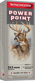 Winchester Power-Point Ammunition 243 WSSM 100 Grain Soft Point (20pk)