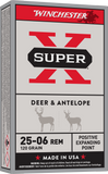 Winchester Super-X Ammunition 25-06 Remington 120 Grain Positive Expanding Point (20pk)