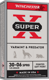 Winchester Super-X Ammunition 30-06 Springfield 125 Grain Pointed Soft Point (20pk)