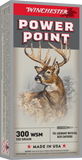 Winchester Power-Point Ammunition 300 WSM 150 Grain Soft Point (20pk)