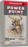 Winchester Power-Point Ammunition 303 British 180 Grain Soft Point (20pk)