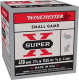 Winchester Super-X 410 Bore Ammunition 2-1/2" 1/2 oz #4 Shot (25pk) (X414)