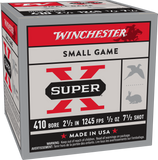 Winchester Super-X High Brass Ammunition 410 Bore 2-1/2" 1/2 oz #7-1/2 Shot (25pk)