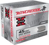 Winchester Super-X Ammunition 45 Colt (Long Colt) 255 Grain Lead Round Nose (20pk)