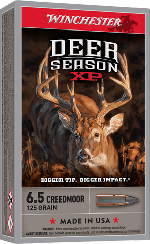 Winchester Deer Season XP Ammunition 6.5 Creedmoor 125 Grain Extreme Point (20pk)