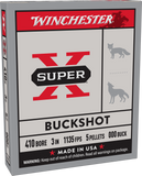 Winchester Super-X 410 Bore Ammunition 3" 000 Buckshot 5 Pellets (5pk) (XB413)