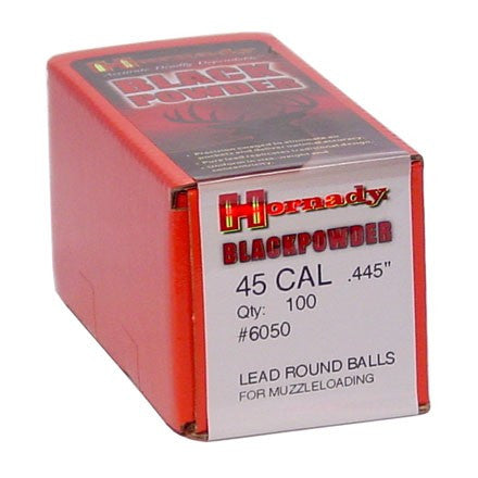 Hornady Muzzleloading Lead Round Ball .445" (100pk)