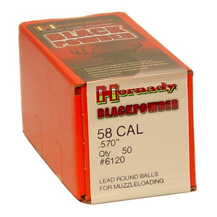 Hornady Muzzleloading Lead Round Ball .570" (50pk)