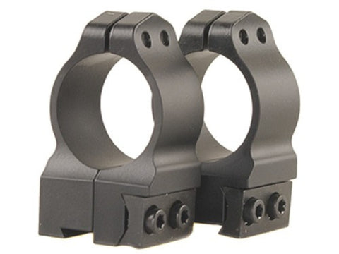 Warne Permanent-Attachable Ring Mounts CZ 527 (16mm Dovetail) 1" High Matte