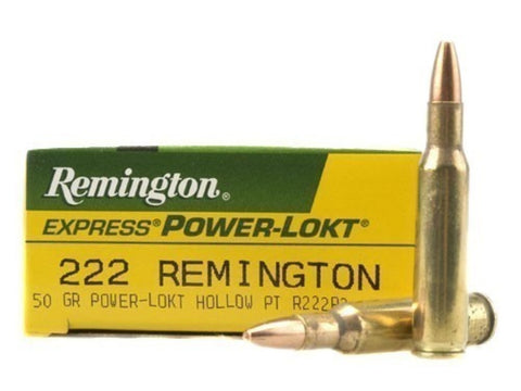 Remington Express Ammunition 222 Remington 50 Grain Pointed Soft Point (20pk)