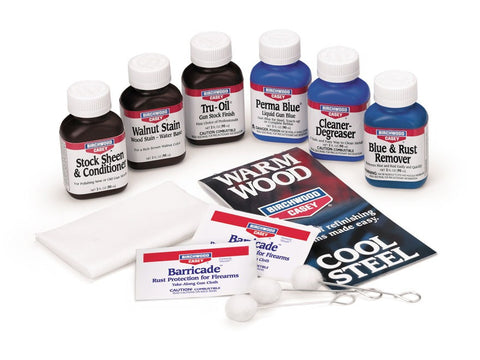 Birchwood Casey Deluxe Perma Blue and Tru-Oil Complete Finishing Kit