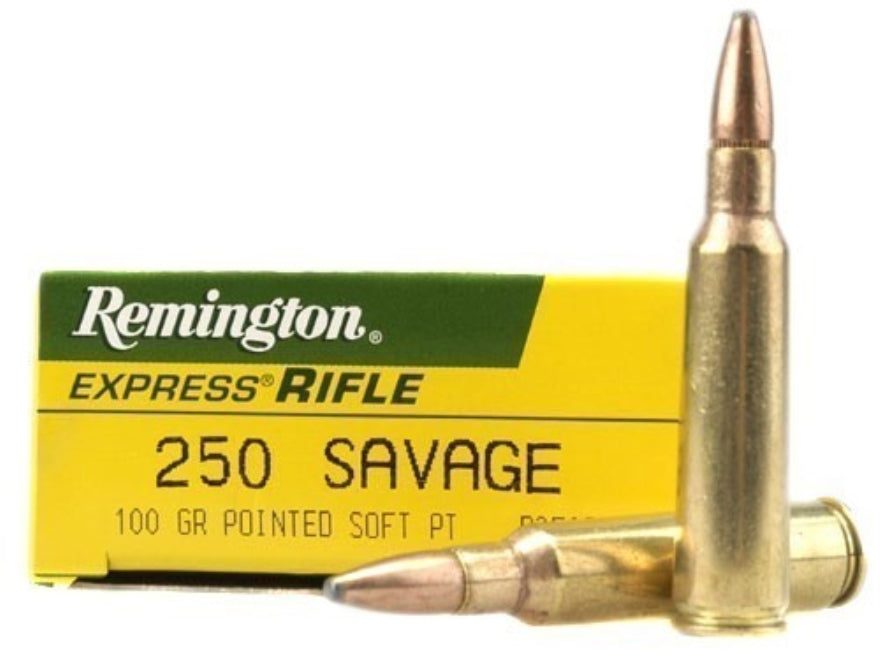 Remington Express Ammunition 250 Savage 100 Grain Pointed Soft Point  (20pk)