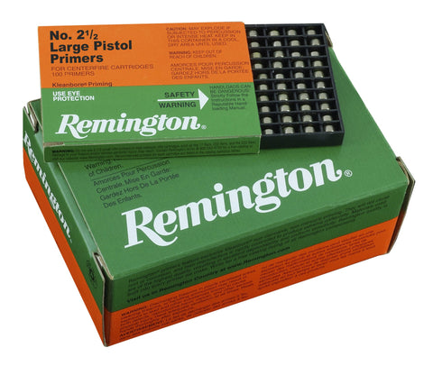 Remington Large Pistol Primers #2-1/2 (100pk)