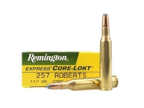 Remington Express Ammunition 257 Roberts 117 Grain Soft Point Core-Lokt (20pk)