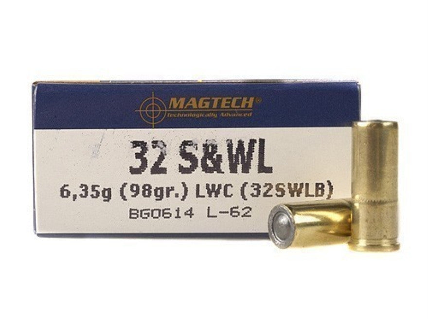 Magtech Ammunition 32 S&W Long 98 Grain Lead Wadcuttter (50pk)