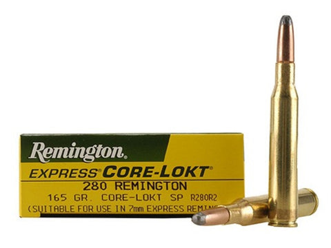 Remington Express Ammunition 280 Remington 165 Grain Core-Lokt Soft Point (20pk)