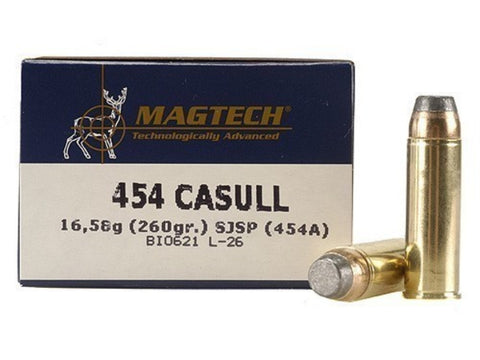 Magtech Ammunition 454 Casull 260 Grain Jacketed Soft Point (20pk)