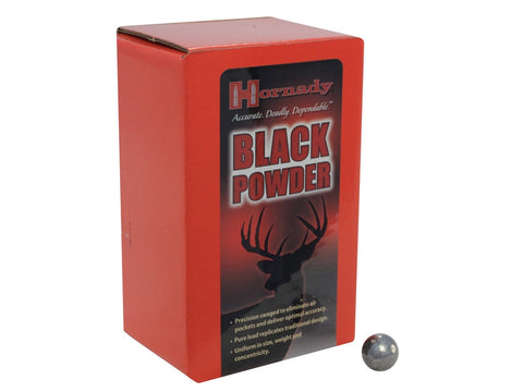 Hornady Muzzleloading Lead Round Ball 36 Cal .350" (100pk)