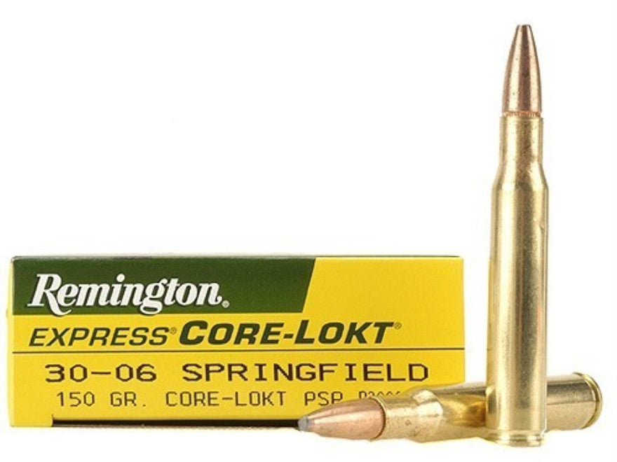 Remington Express Ammunition 30-06 Springfield 150 Grain Core-Lokt Pointed Soft Point (20pk)