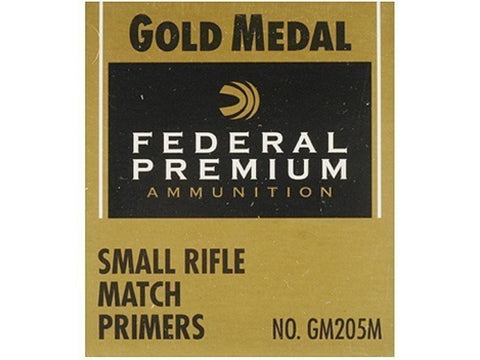 Federal Premium Gold Medal Small Rifle Match Primers #205M (100pk)