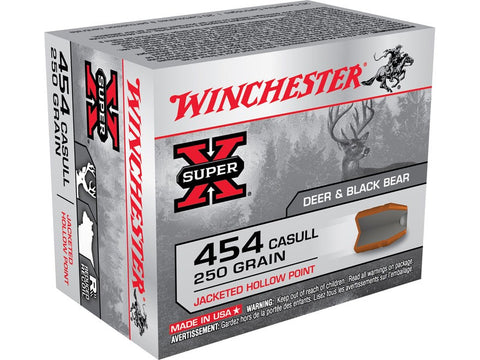 Winchester Super-X Ammunition 454 Casull 250 Grain Jacketed Hollow Point (20pk)