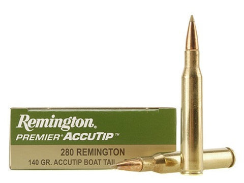 Remington Premier Ammunition 280 Remington 140 Grain AccuTip Boat Tail (20pk)