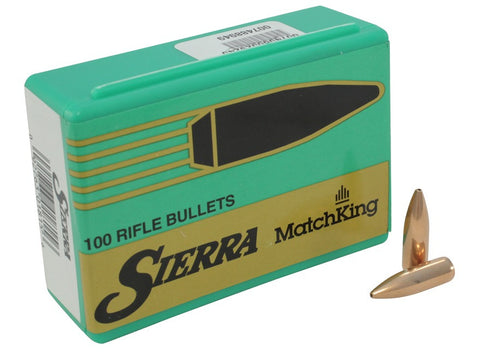 Sierra MatchKing Bullets (277 Diameter) 115 Grain Hollow Point Boat Tail (100pk) 6.8mm Remington SPC