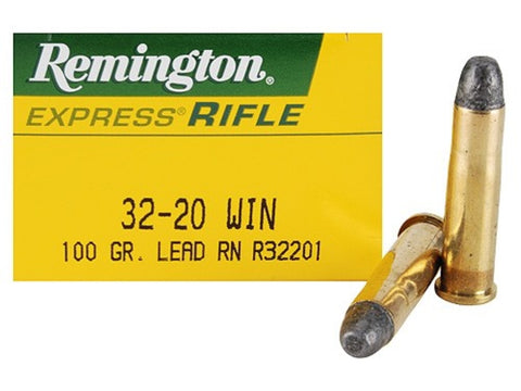 Remington Express Ammunition 32-20 WCF 100 Grain Lead Flat Nose (50pk)