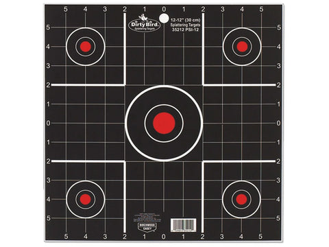 Birchwood Casey Dirty Bird 12" Sight-In Targets (12Pk)