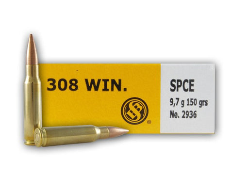 Sellier & Bellot 308 Winchester Ammunition 150 Grain Soft Point Cutting Edge (50pk)