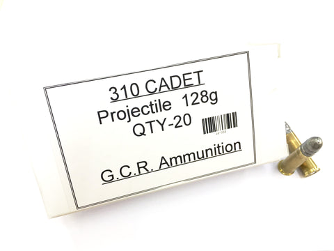 GCR 310 Cadet Ammunition 128 Grain Lead Round Nose (20pk)
