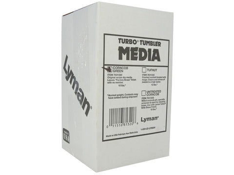 Lyman Turbo Brass Cleaning Media - Treated Green Corn Cob (10lb Box)