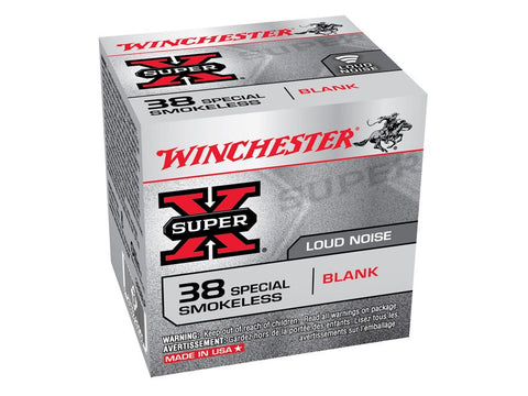 Winchester Ammunition 38 Special Blank Smokeless Powder (50pk) - REDUCED TO CLEAR (38SBLP)