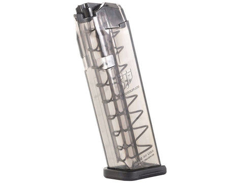 ETS Glock Magazine 17, 19, 26, 34 9MM Luger 10 Round Clear (GLK-17-10)