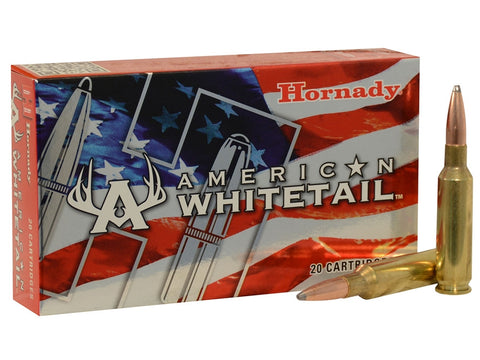 Hornady American Whitetail Ammunition 6.5 Creedmoor 129 Grain Interlock (20pk)