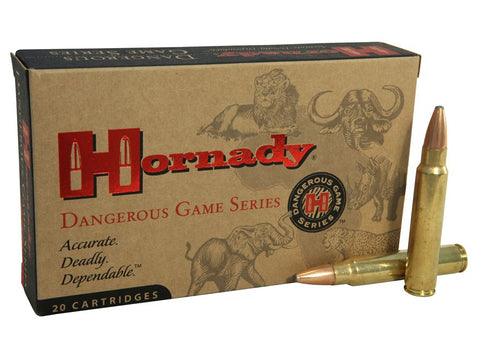 Hornady Dangerous Game Superformance Ammunition 375 Ruger 270 Grain Spire Point Recoil Proof (20pk)