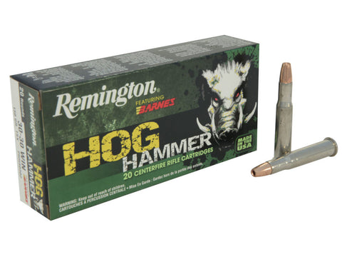 Remington Hog Hammer Ammunition 30-30 Winchester 150 Grain Barnes TSX Hollow Point Lead-Free (20pk)
