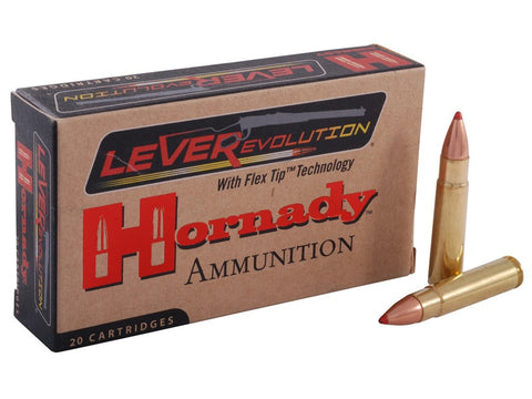 Hornady LEVERevolution Ammunition 35 Remington 200 Grain Flex Tip eXpanding (20pk)