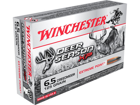 Winchester Deer Season XP Ammunition 6.5 Creedmoor 125 Grain Extreme Point Polymer Tip (20pk)