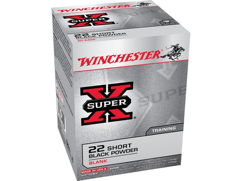 Winchester Blank Ammunition 22 Short Black Powder (50pk)