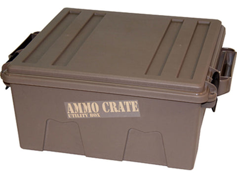 MTM Ammo Crate Polypropylene Dark Earth 7.25" Deep