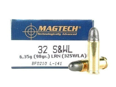 Magtech Ammunition 32 S&W Long 98 Grain Lead Round Nose (50pk)