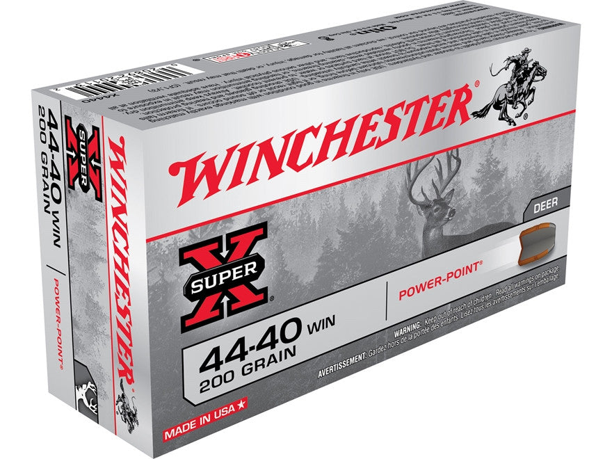 Winchester Super-X Ammunition 44-40 WCF 200 Grain Soft Point  (50pk)
