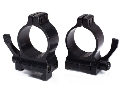 Talley 30mm Quick Detachable Scope Rings with Lever CZ 550 For Dovetail Setup Matte 0.5" High