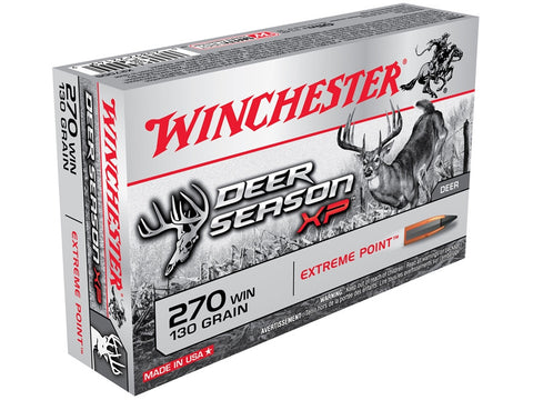 Winchester Deer Season XP Ammunition 270 Winchester 130 Grain  Polymer Tip (20pk) (X270DS)