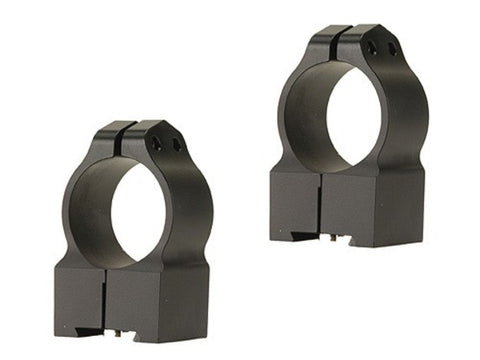 Warne 1" Permanent-Attachable Ring Mounts Tikka High Matte