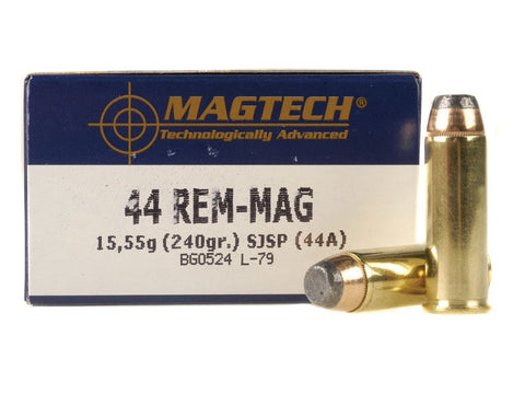 Magtech 44 Magnum Ammunition 240 Grain Jacketed Soft Point (50pk)
