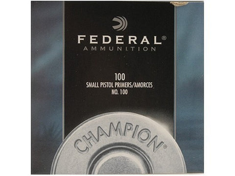 Federal Small Pistol Primers #100 (100pk)